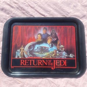 Vintage Return of the Jedi Star Wars tin tray (1983) (Cheinco)